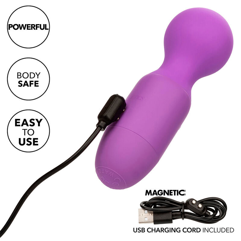 CALEXOTICS - PRIMER MASAJEADOR RECARGABLE 10 VIBRACIONES MORADO