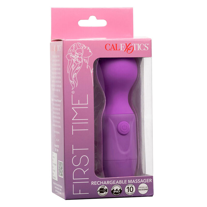 CALEXOTICS - PRIMER MASAJEADOR RECARGABLE 10 VIBRACIONES MORADO