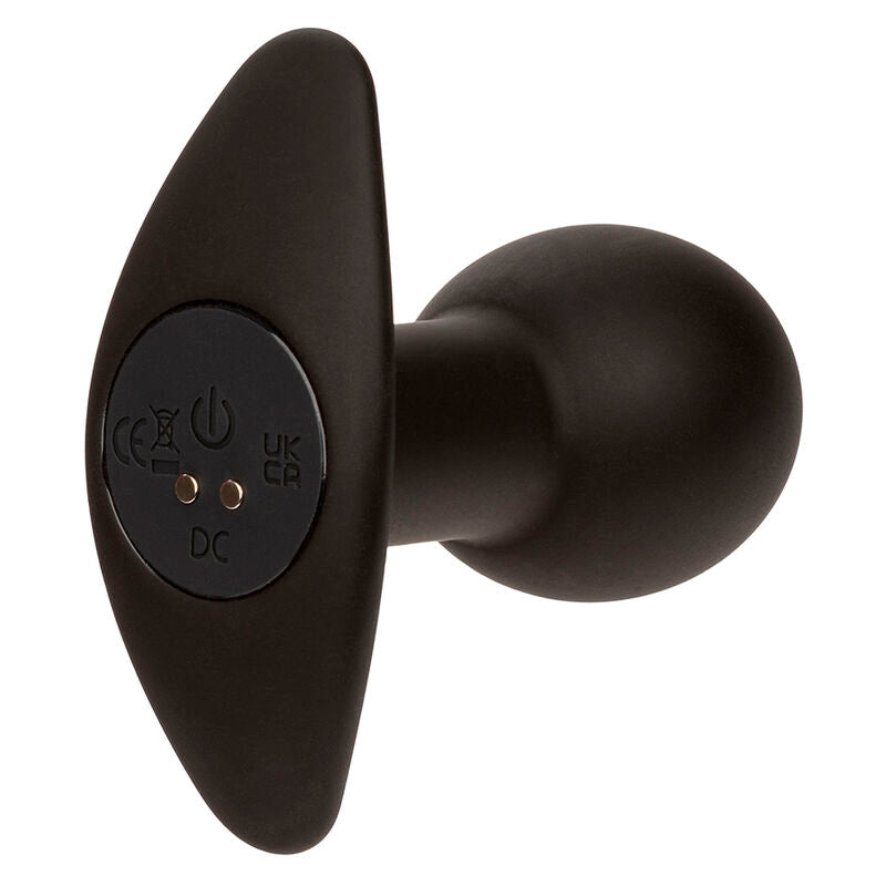 CALEXOTICS - PLUG ANAL ROCK BOTTOM 10 VIBRACIONES SILICONA NEGRO