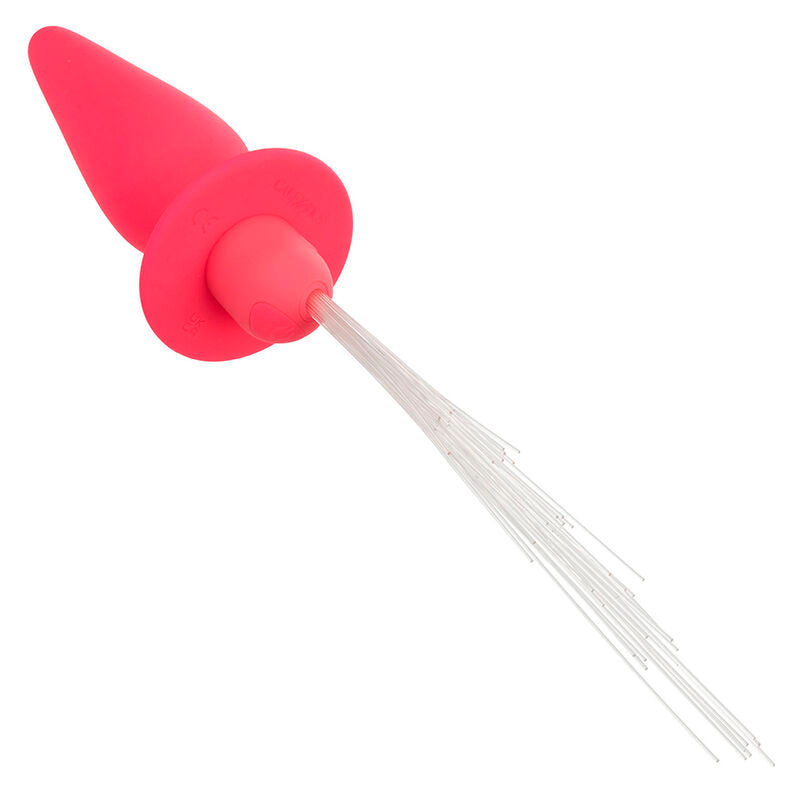 CALEXOTICS - PLUG ANAL ILUMINADO SOUTHERN LIGHTS 10 VIBRACIONES SILICONA ROSA