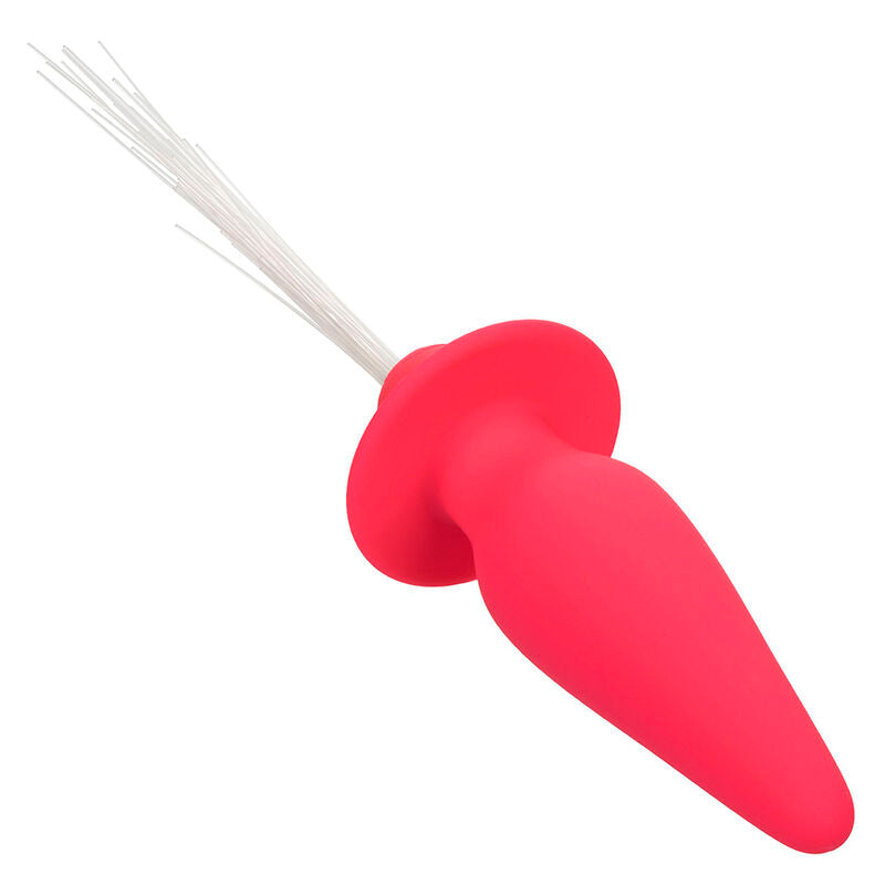 CALEXOTICS - PLUG ANAL ILUMINADO SOUTHERN LIGHTS 10 VIBRACIONES SILICONA ROSA