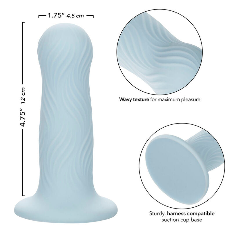 CALEXOTICS - TAPÓN ANAL DE ESPUMA AZUL WAVE RIDER