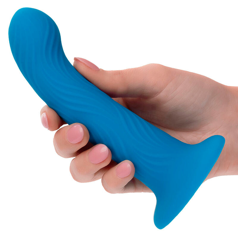 CALEXOTICS - TAPÓN ANAL WAVE RIDER RIPPLE AZUL