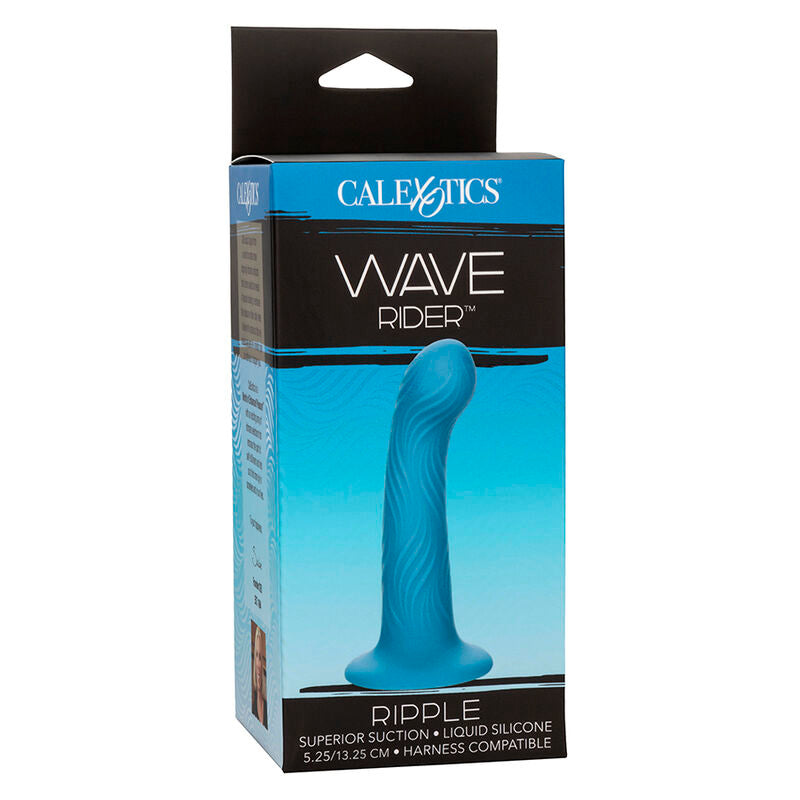 CALEXOTICS - TAPÓN ANAL WAVE RIDER RIPPLE AZUL