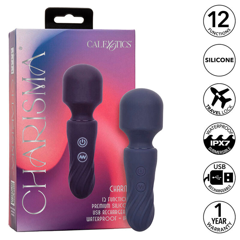 CALEXOTICS - MASAJEADOR CHARISMA CHARM 12 FUNCIONES MORADO