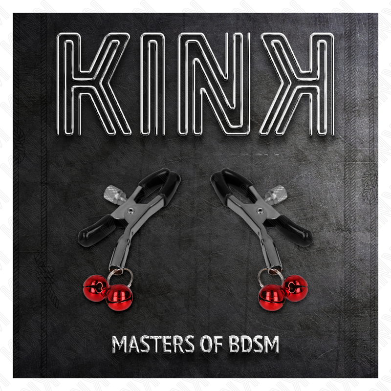 KINK - PINZA NARIZ DOBLE CAMPANA ROJA 6 CM