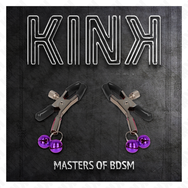 KINK - PINZA NARIZ DOBLE CAMPANA PÚRPURA 6 CM