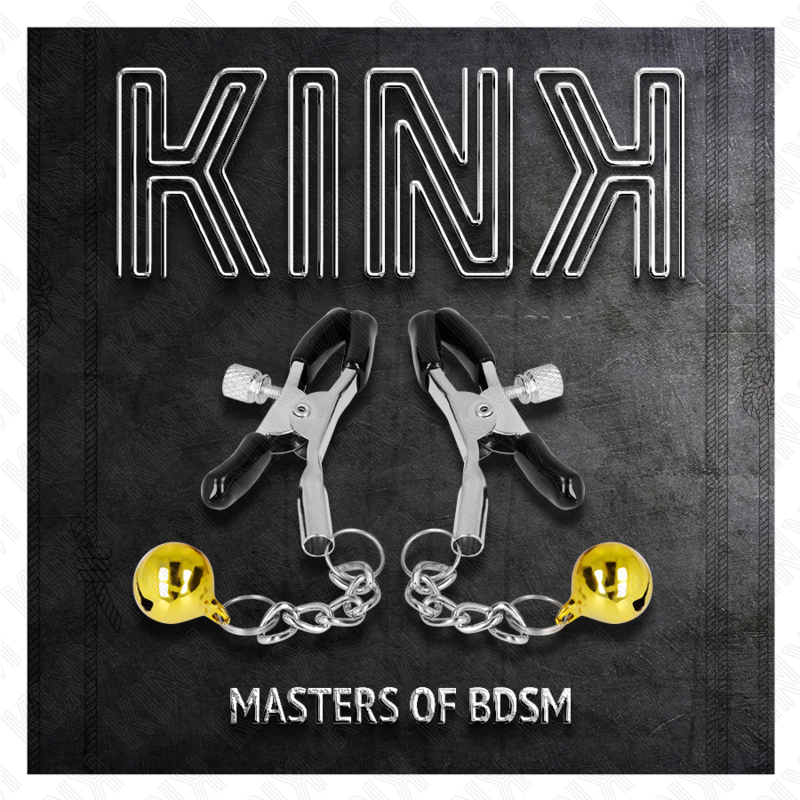 KINK - PINZAS COLGANTE CAMPANA DORADA 6 CM