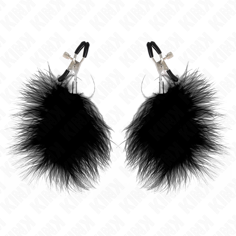 KINK - CLIP DE PLUMA NEGRO DE 7 CM PARA PLUMAS