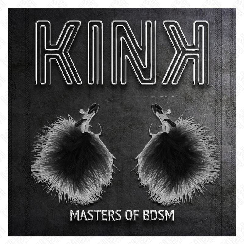 KINK - CLIP DE PLUMA NEGRO DE 7 CM PARA PLUMAS