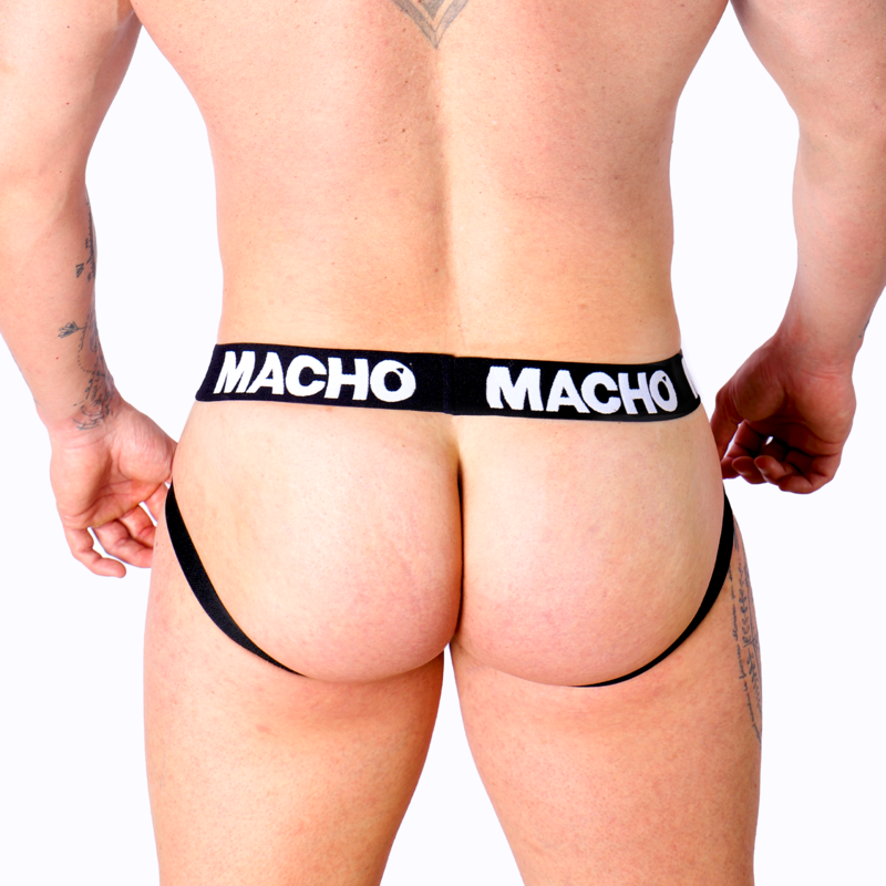 HOMBRE - MX25NC JOCK CUERO NEGRO M