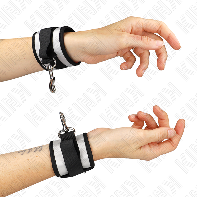 KINK - PULSERAS DE NEOPRENO GRIS 23 X 5 CM
