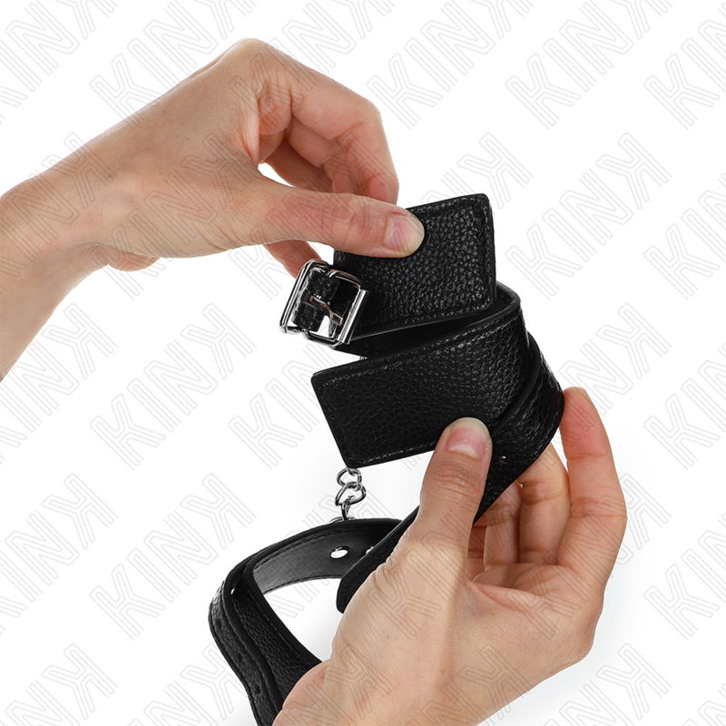 KINK - PATRÓN DE COBRA NEGRO AJUSTABLE A LA MUÑECA 20-28 CM X 5,4 CM
