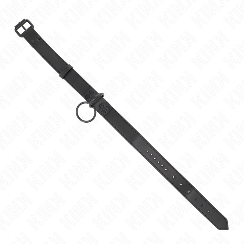 KINK - COLLAR OSCURO CON CORREA 65 CM AJUSTABLE 37-54 CM X 3 CM