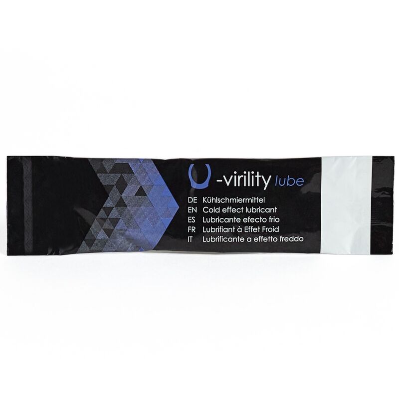 500 COSMÉTICOS - LUBRICANTE EFECTO FRÍO U-VIRILITY LUBE 10 X 5 ML