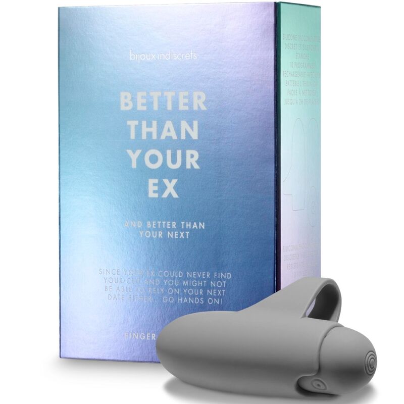 BETTER THAN YOUR EX BULLET VIBRATOR 10 VIBRATIONS GRAY