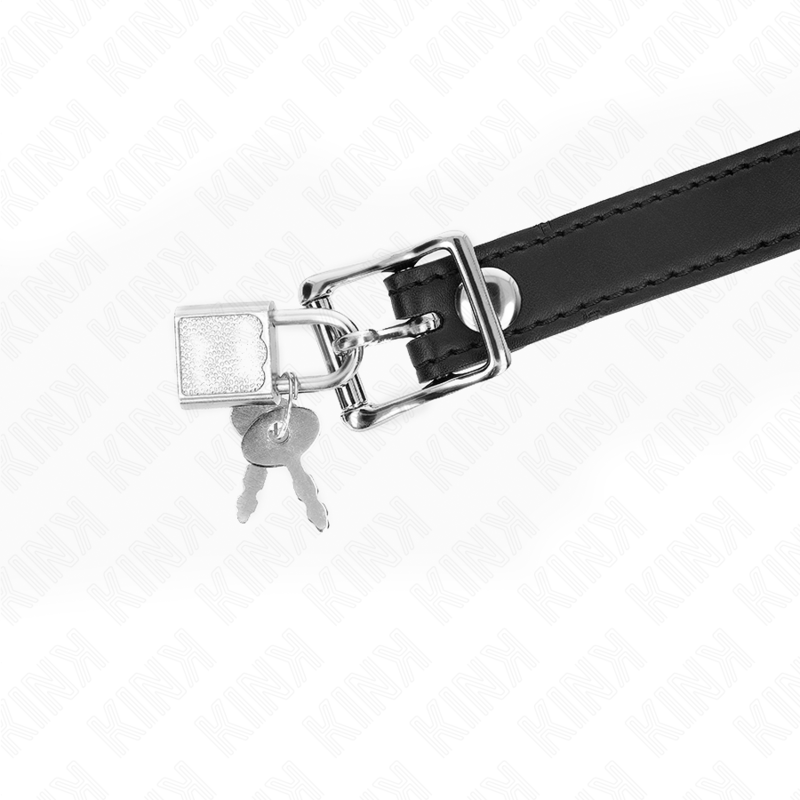 KINK - MORDAZA DE SILICONA CON BOLA DE 4 CM Y CERRADURA 60 x 2 CM