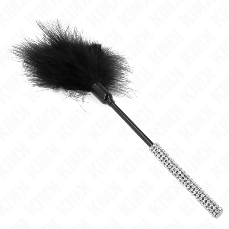 KINK - PLUMAS PARA HACER COSQUILLAS CON MANGO DE STRASS 27 CM