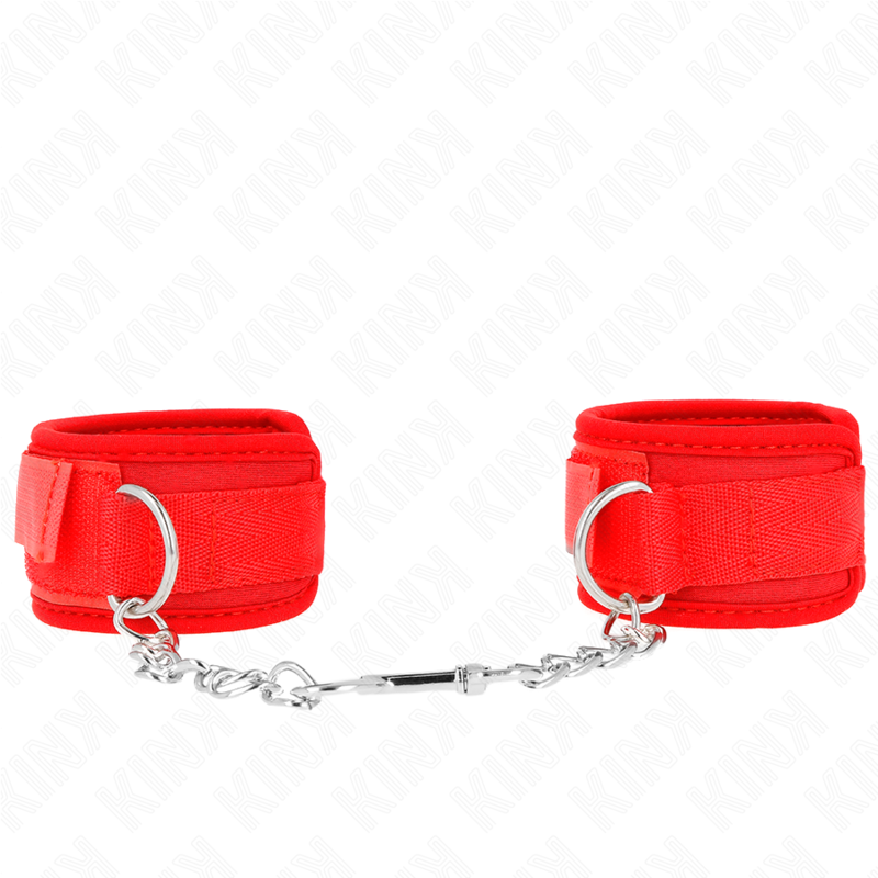 KINK - PULSERAS DE NEOPRENO ROJAS 42 X 5 CM