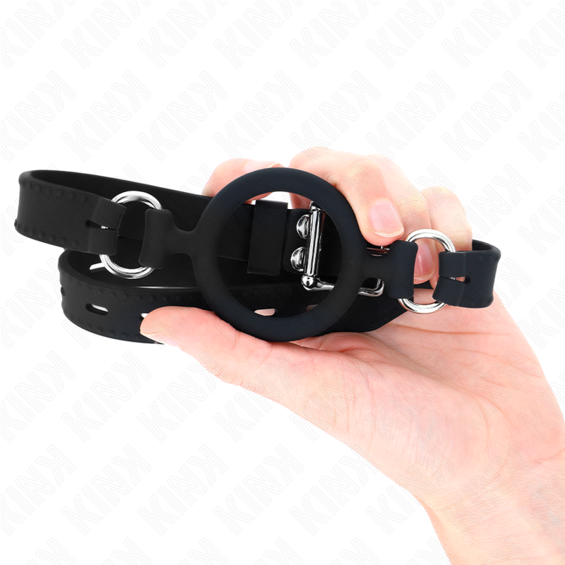 KINK - MORDAZA CON ANILLO TÓRICO DE SILICONA DE 5 CM 56 CM