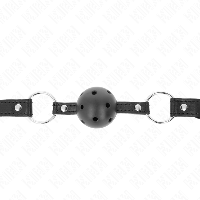 KINK - MORDAZA HUECO NEGRA DURA DE 4,5 CM MODELO 1 63,5 X 2 CM