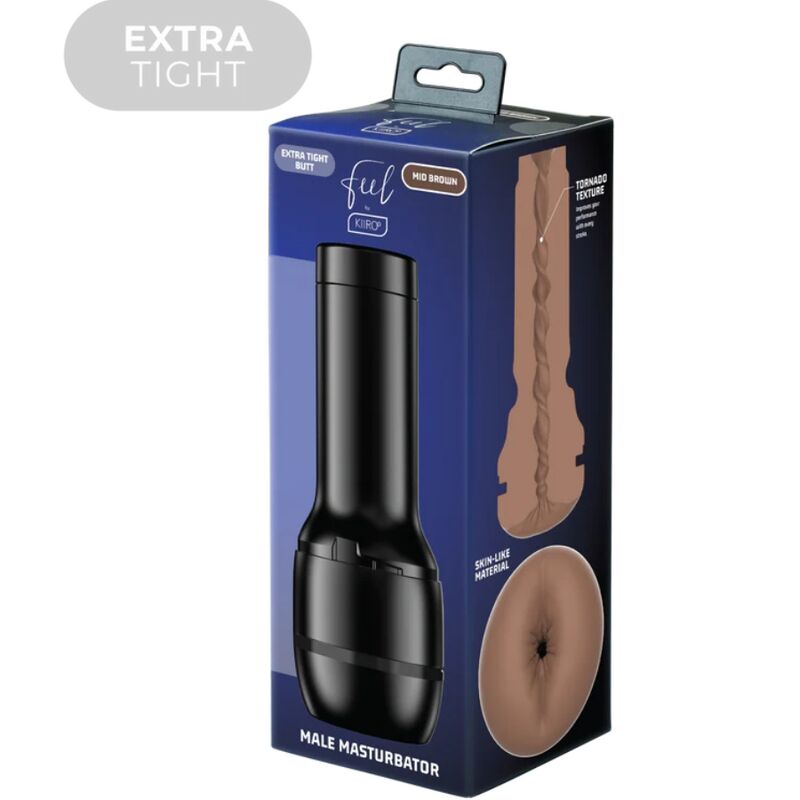KIIROO - FEEL STROKER TRASERO EXTRA APRETADO MARRÓN MEDIO