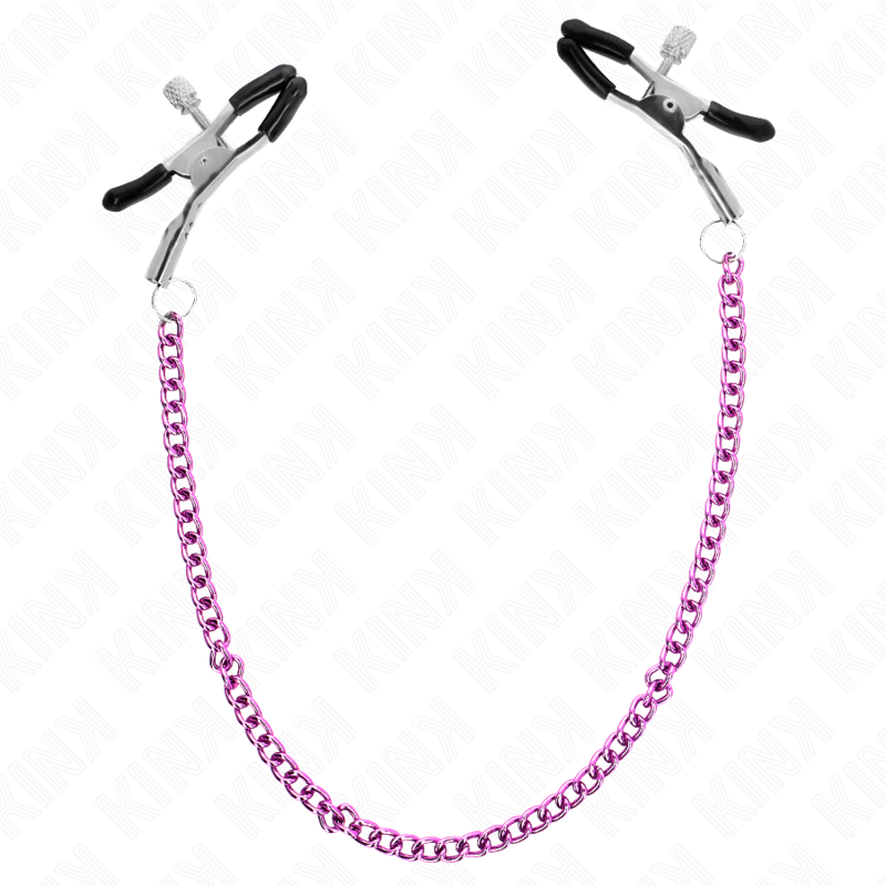 KINK - CLIPS DE CADENA MORADOS 30 CM