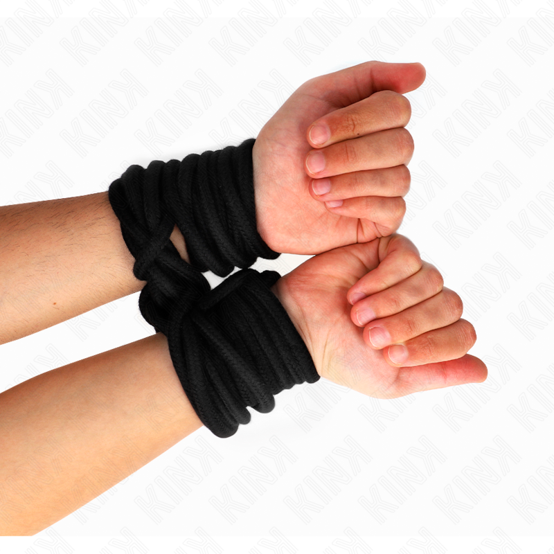 KINK - CUERDA DE ALGODÓN NEGRO DE 10 METROS