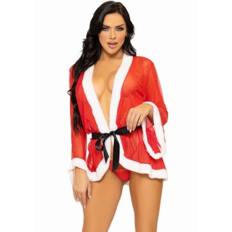 LEG AVENUE - DISFRAZ NAVIDEÑO SEXY DE PAPÁ NOEL ROJO M/L