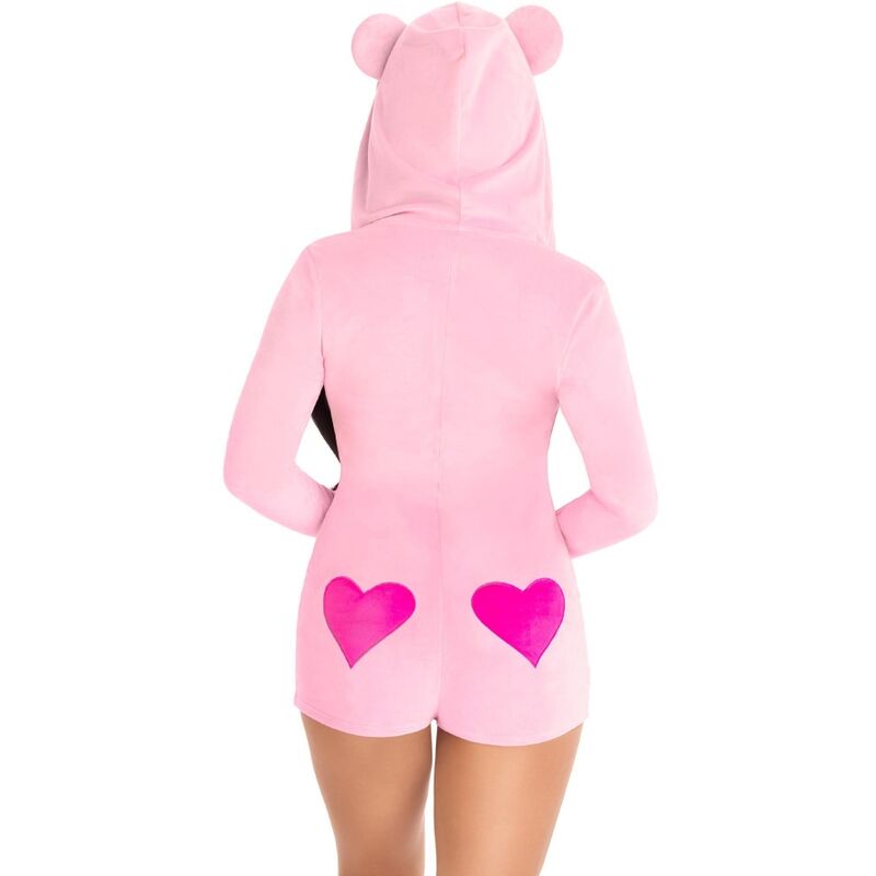 LEG AVENUE - BODY DE OSO DE TERCIOPELO ROSA M