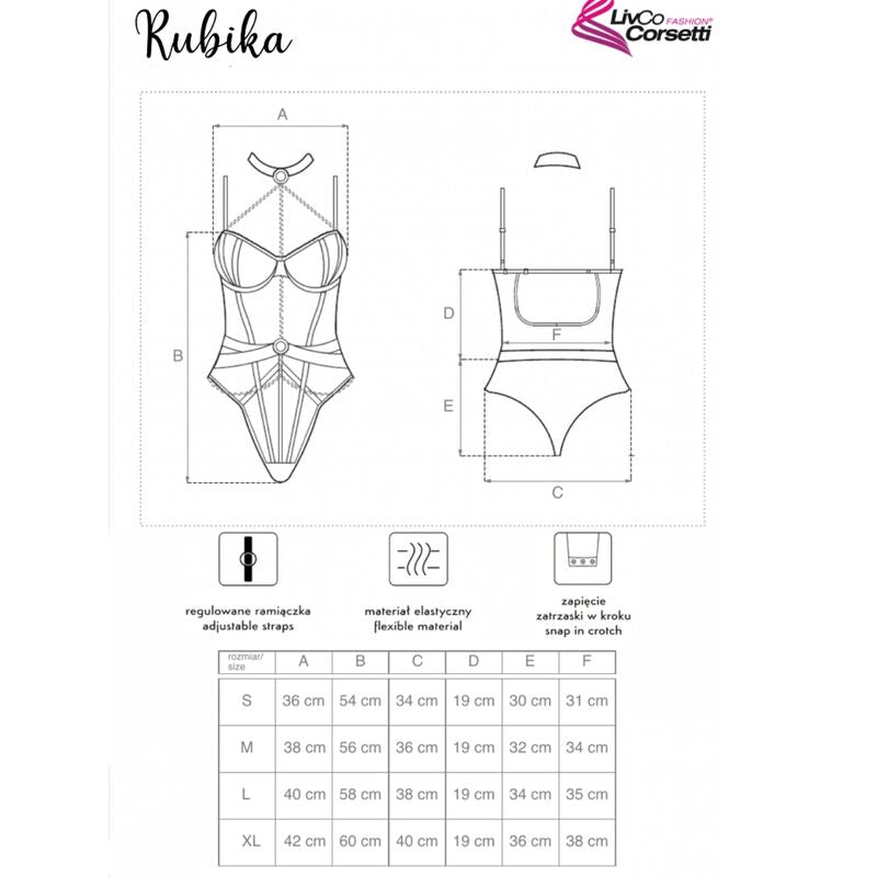 LIVCO CORSETTI FASHION - MELISENDA CF 1709 ALBORNOZ + CAMISETA + TANGA NEGRO S