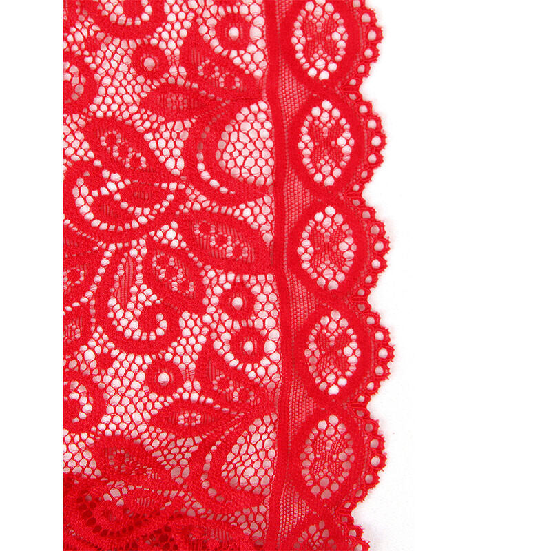 SUBBLIME - 953881 BODYSUIT OPEN CUP RED L/XL