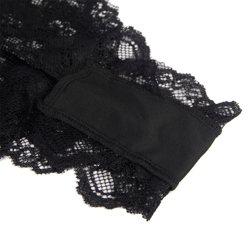SUBBLIME - 930882 BODY SEXY NEGRO CON VOLANTES L/XL