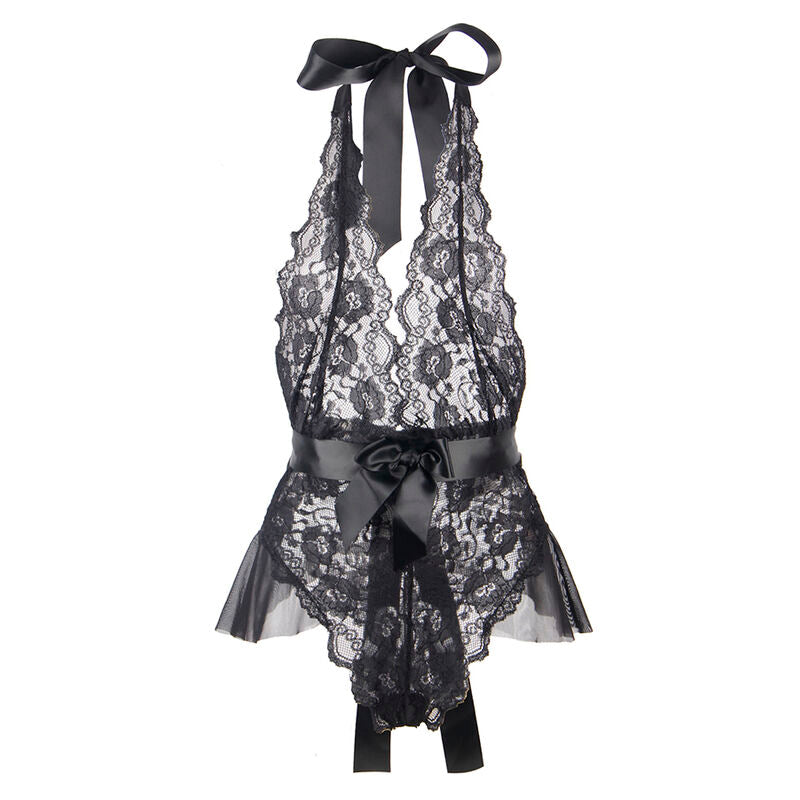 SUBBLIME - 930882 BODY SEXY NEGRO CON VOLANTES L/XL