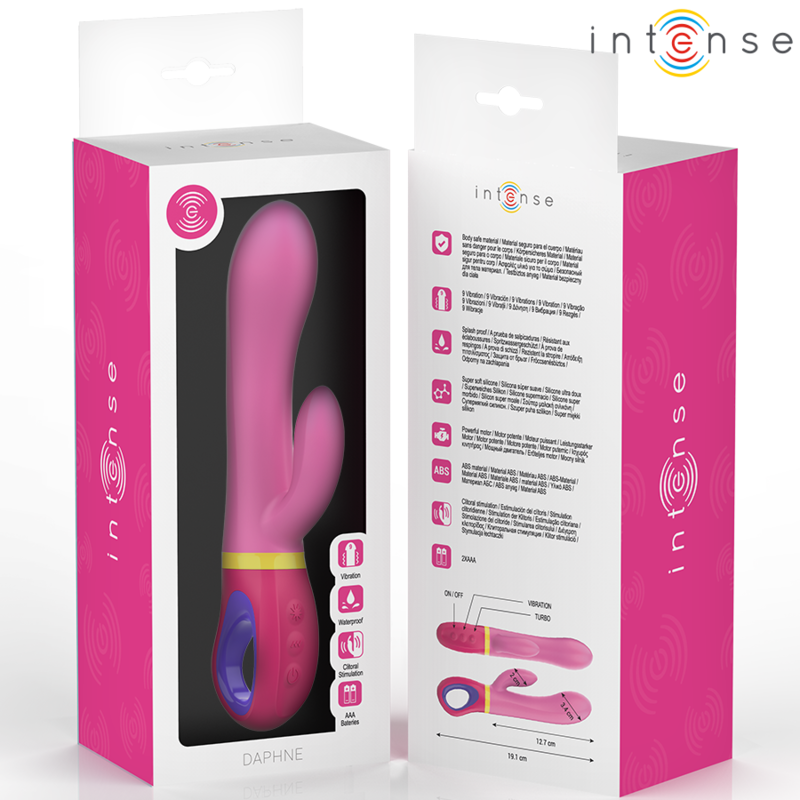 VIBRADOR CONEJO DAPHNE INTENSO - ROSA