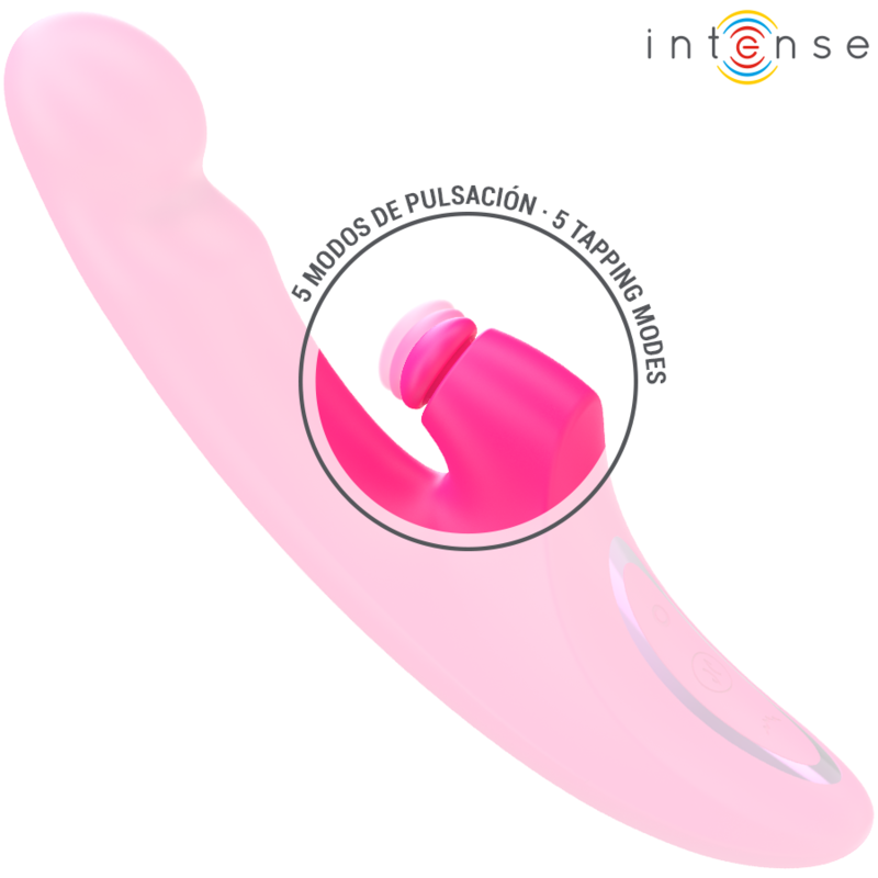 INTENSE - VIBRADOR EMI 13,5 CM MULTIFUNCION 3 EN 1 10 VIBRACIONES ROSA