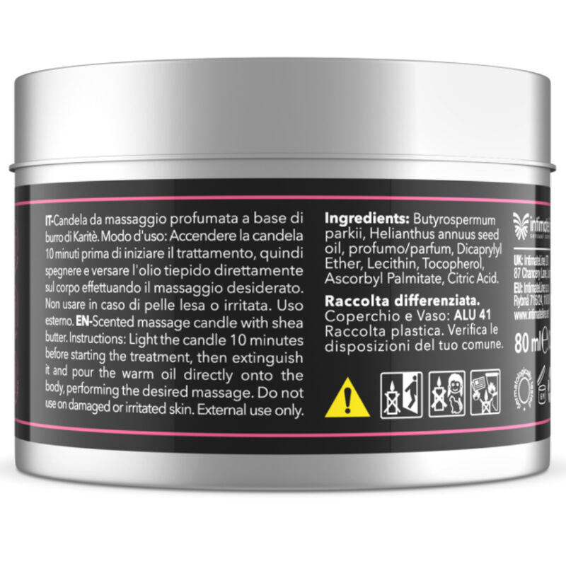 VELA DE MASAJE DE UVA INTIMATELINE LUXURIA