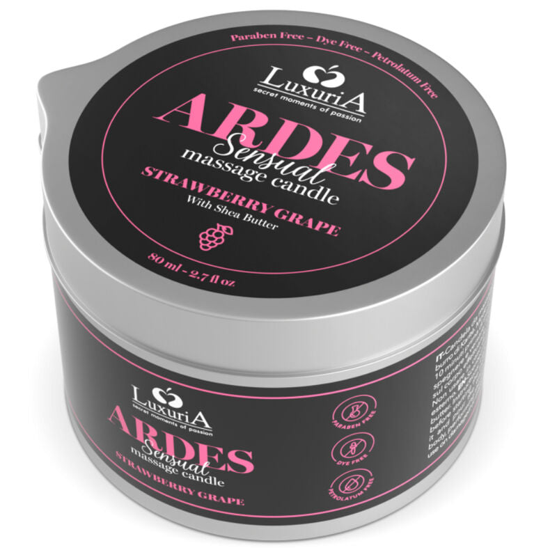 VELA DE MASAJE DE UVA INTIMATELINE LUXURIA