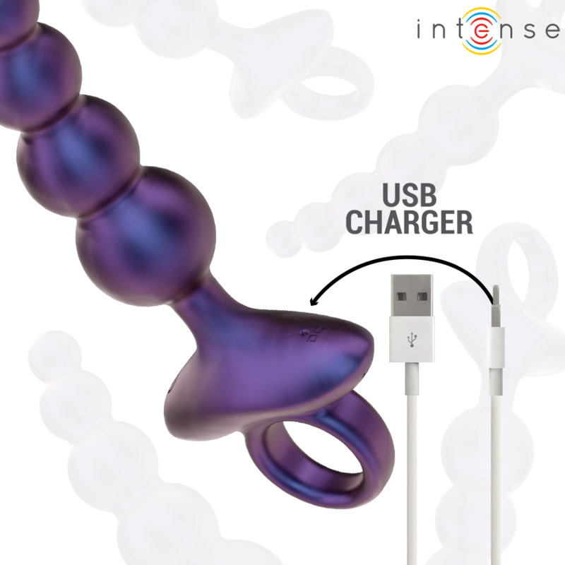 INTENSO - TITO VIBRADOR PLUG ANAL MODELO 3 CONTROL REMOTO