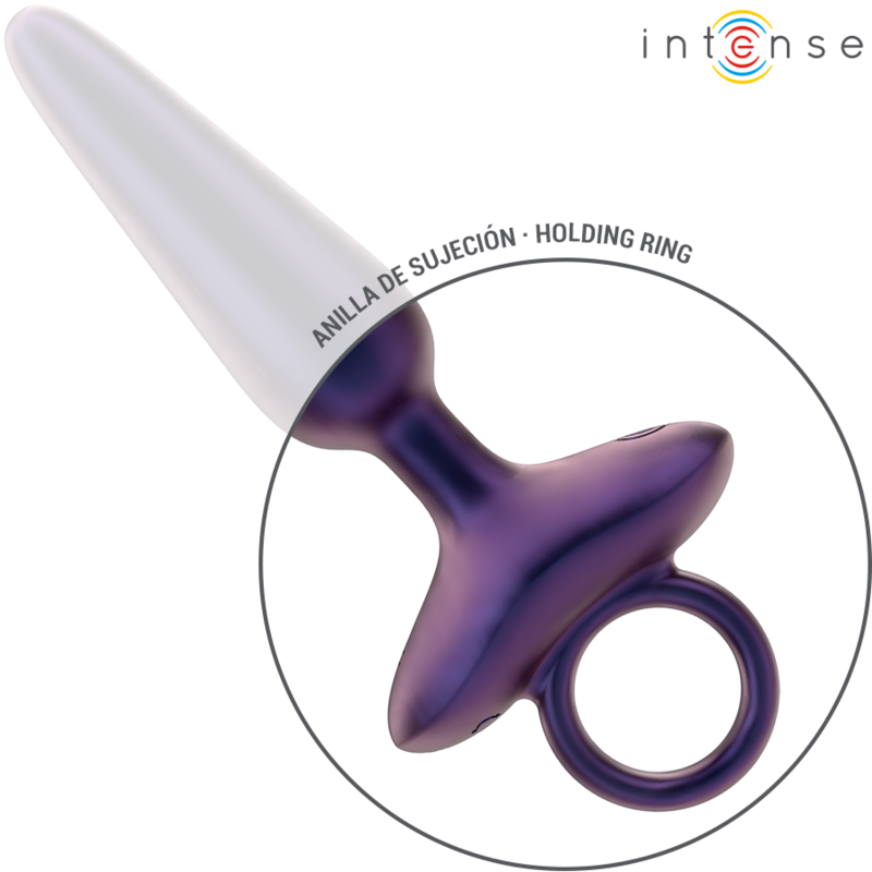 INTENSE - VIBRADOR PLUG ANAL MARLON MODELO 4 CONTROL REMOTO