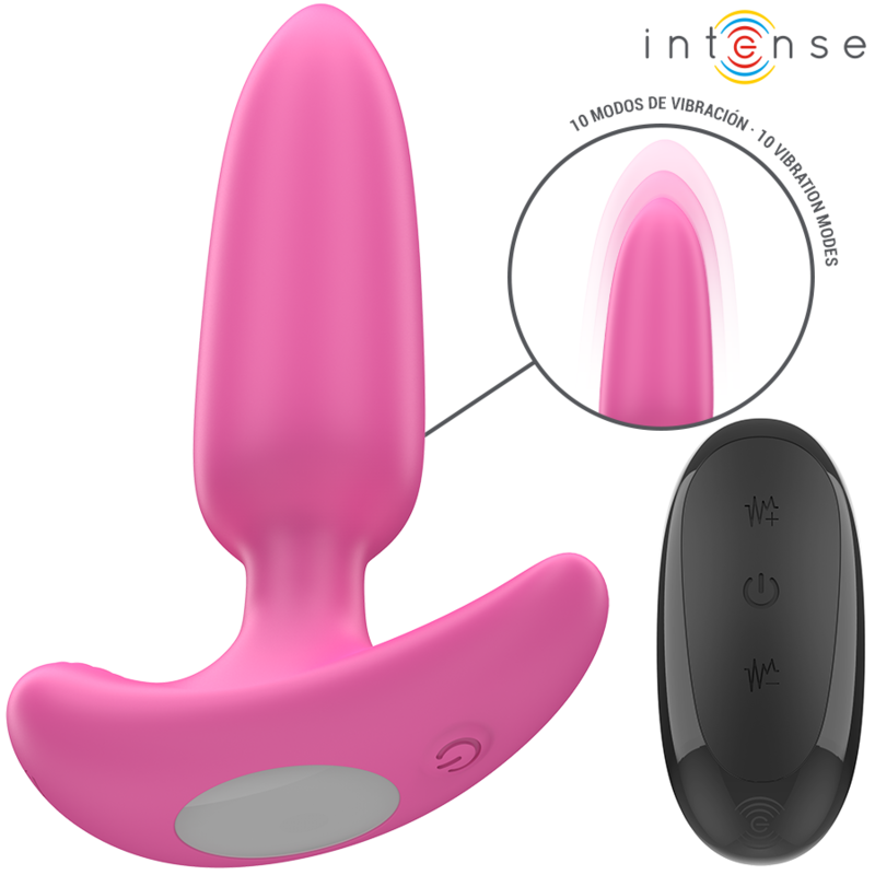 INTENSE - ROSS PLUG ANAL 10 VIBRACIONES CONTROL REMOTO ROSA