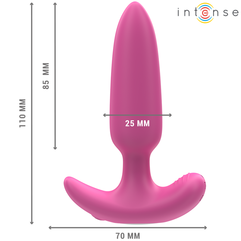INTENSE - ROSS PLUG ANAL 10 VIBRACIONES CONTROL REMOTO ROSA