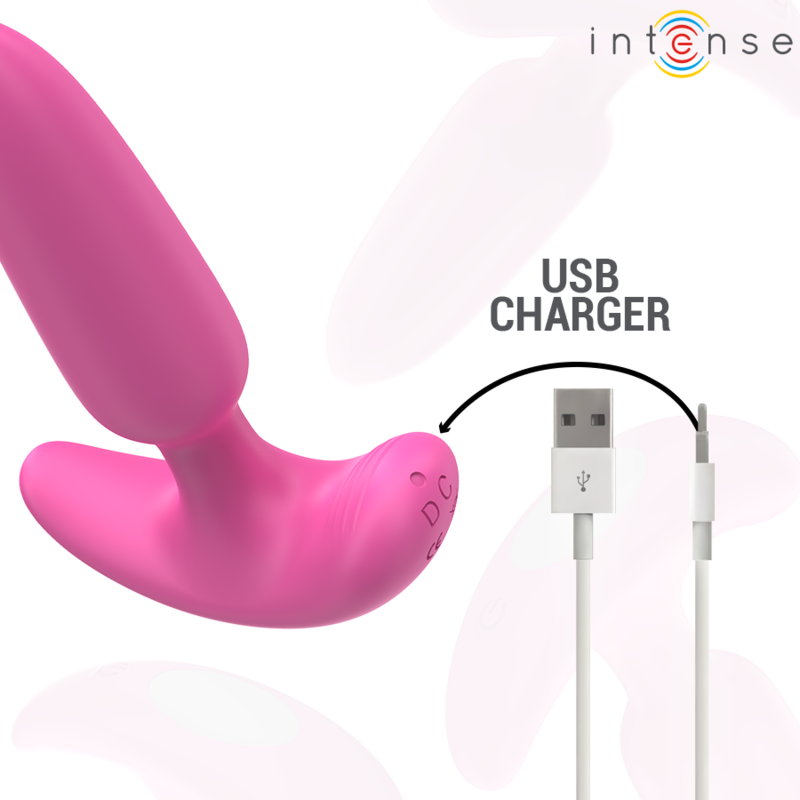 INTENSE - ROSS PLUG ANAL 10 VIBRACIONES CONTROL REMOTO ROSA