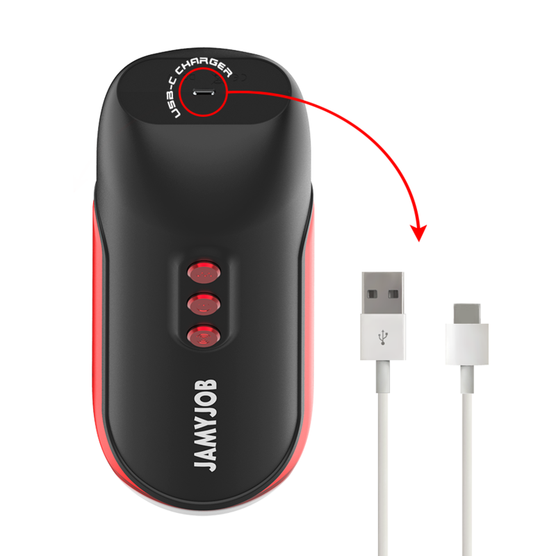 JAMYJOB - MASTURBADOR BOCAL AUTOMÁTICO BLAZE 5 MODOS DE SUCCIÓN Y VIBRACIÓN