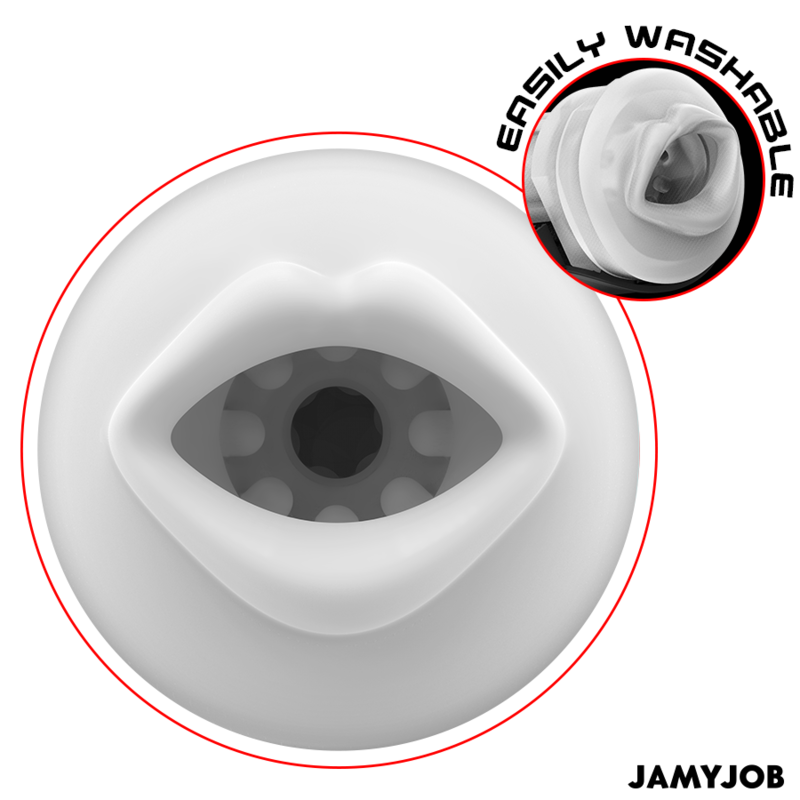 JAMYJOB - MASTURBADOR BOCAL AUTOMÁTICO BLAZE 5 MODOS DE SUCCIÓN Y VIBRACIÓN