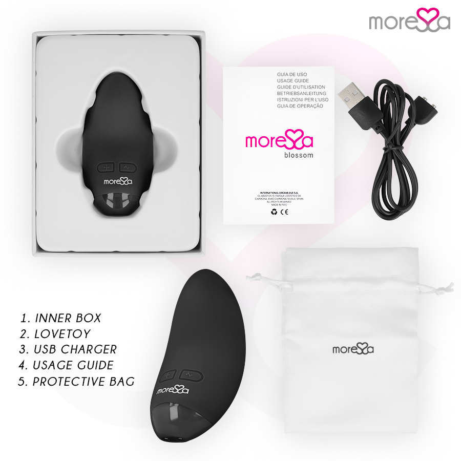 VIBRADOR BLOSSOM PRETO
