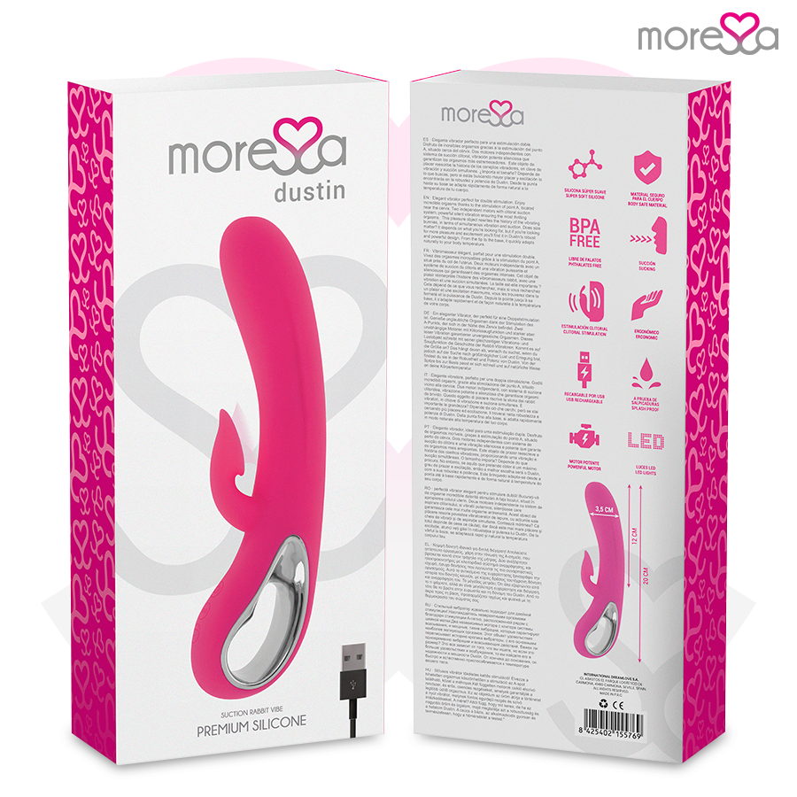 MORESSA - DUSTIN PREMIUM SILICONA RECARGABLE