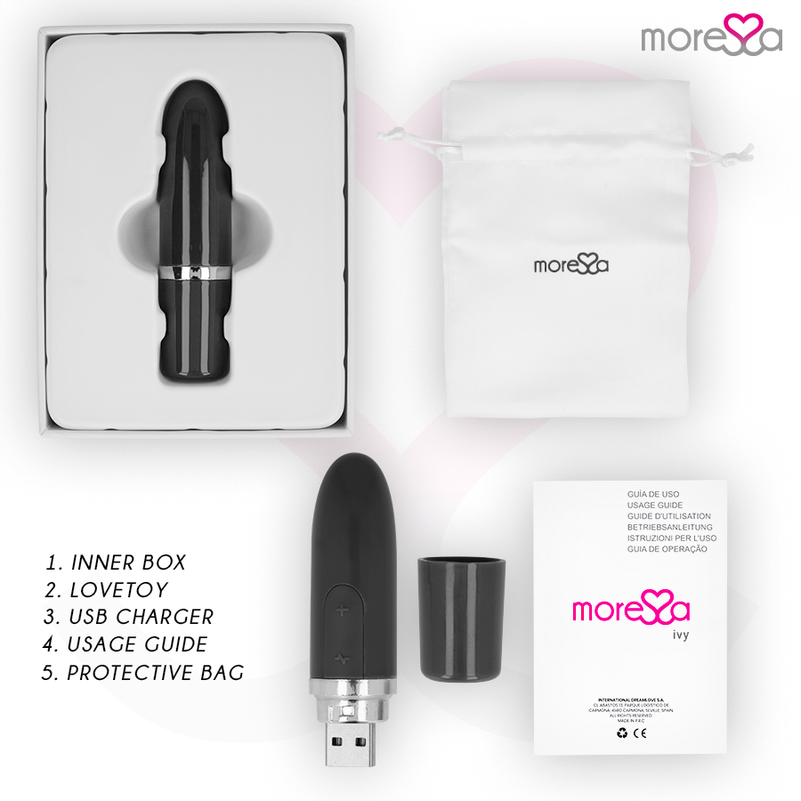 IVY VIBRADOR ESTIMULADOR VIAGEM PRETO