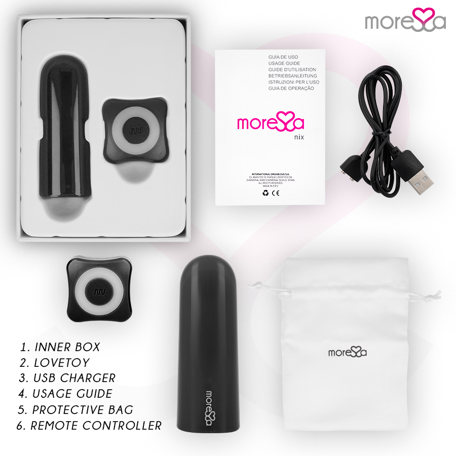 VIBRADOR DE CONTROL REMOTO NIX NEGRO