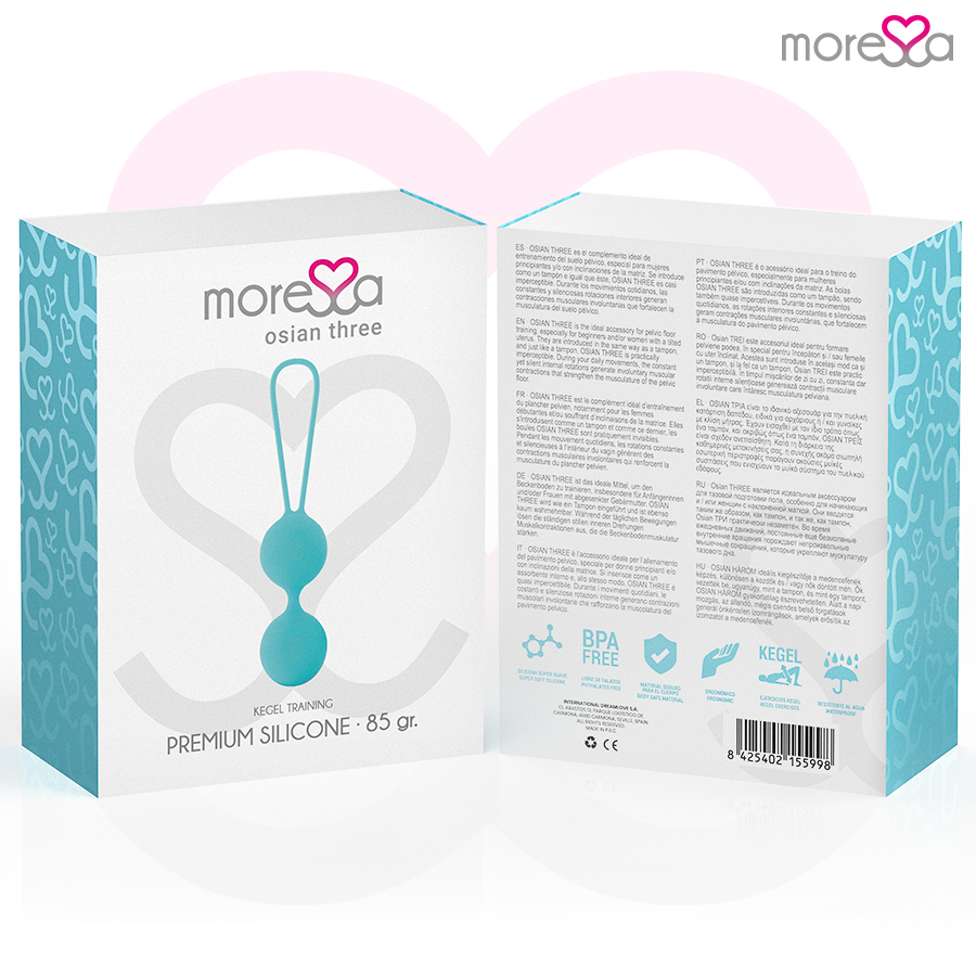 MORESSA - OSIAN THREE SILICONA TURQUESA PREMIUM
